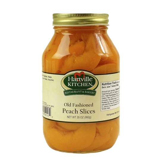 Green Hartville Kitchen Old Fashioned Peach Slices 35 oz. Classic