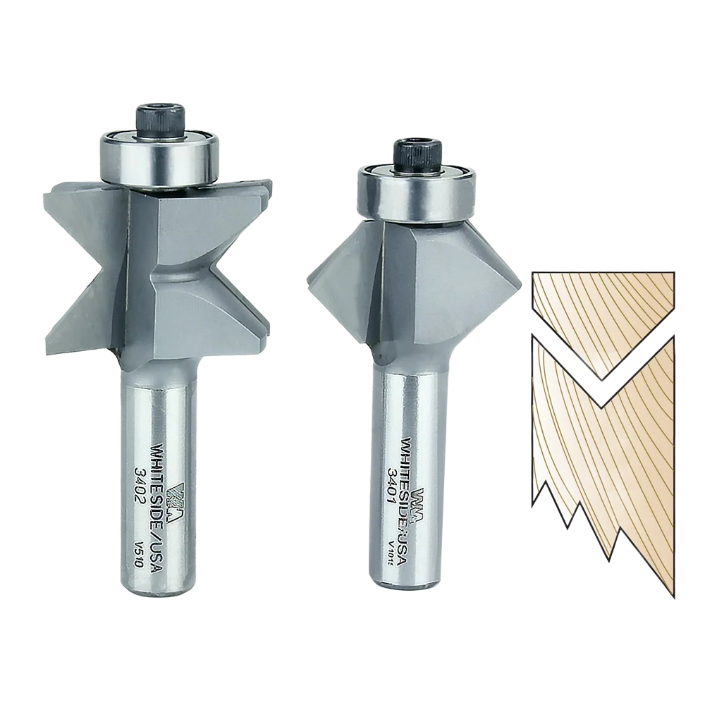 Optimized Whiteside Edge Banding Router Bit Set 1 2 in. SH Responsible