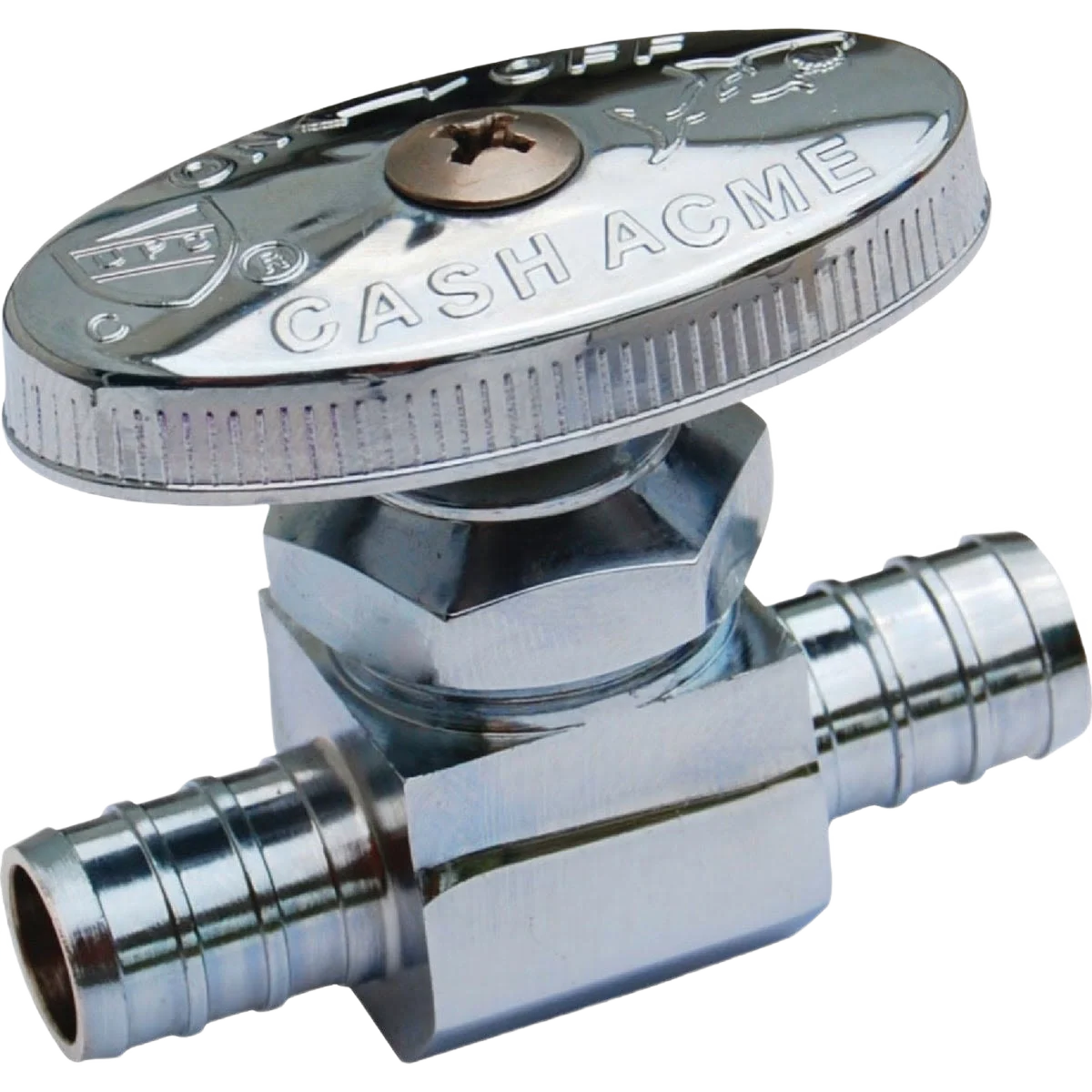 Exclusive SharkBite 1 2 In. x 1 2 In. Multi-Turn Chrome Stop Straight Valve Stylish