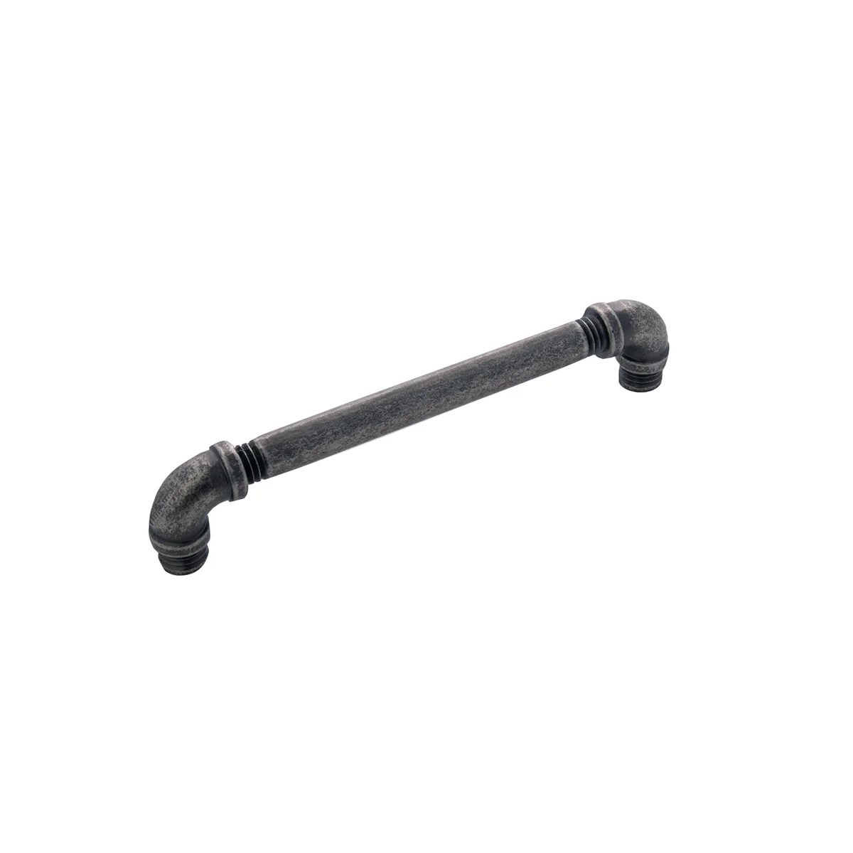 Elite Hickory Hardware 6-5 16 Black Nickel Vibed Center-to-Center Pipeline Pull Lightweight