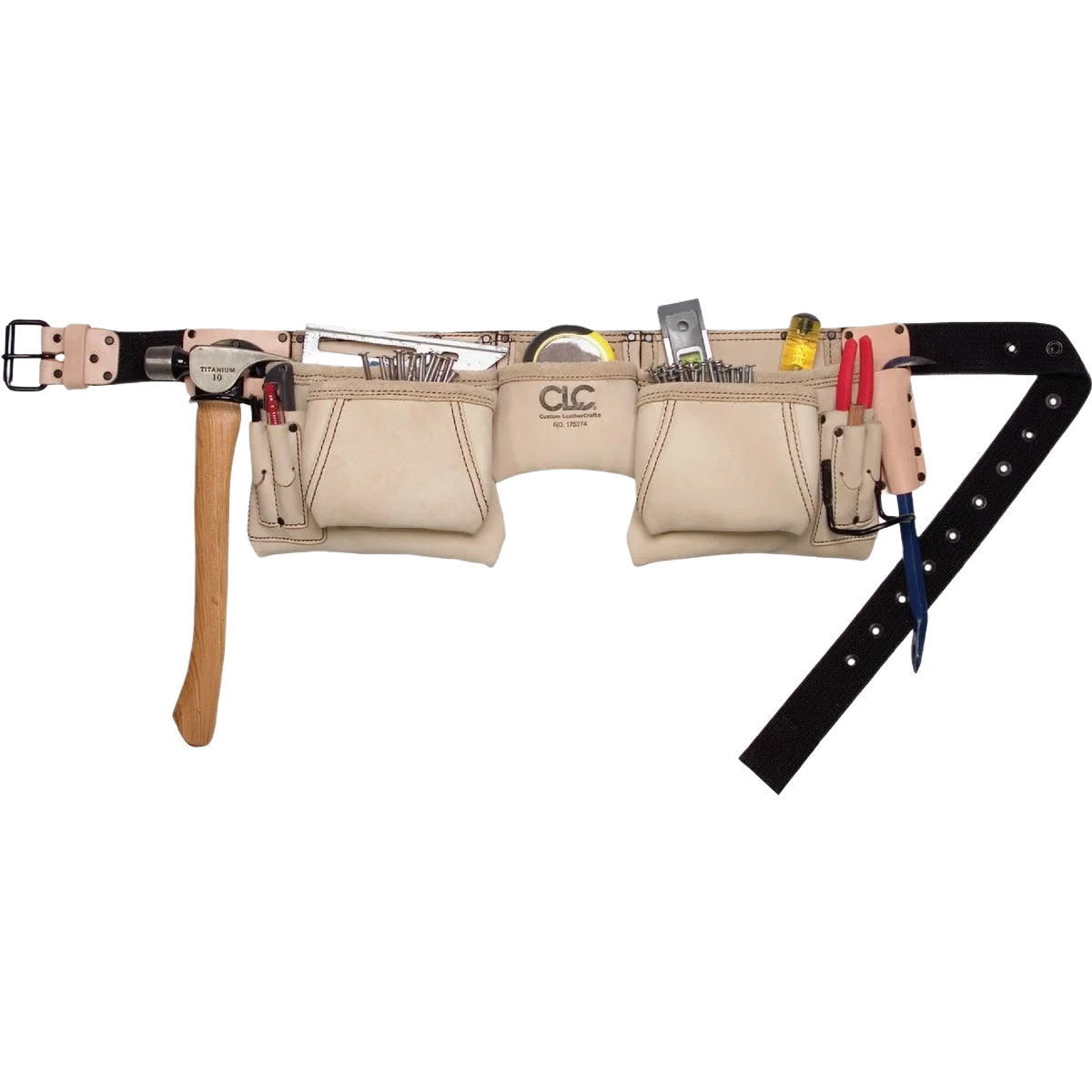 Lightweight CLC Work Gear 12-Pocket Heavy-Duty Construction Carpenter Apron Innovative