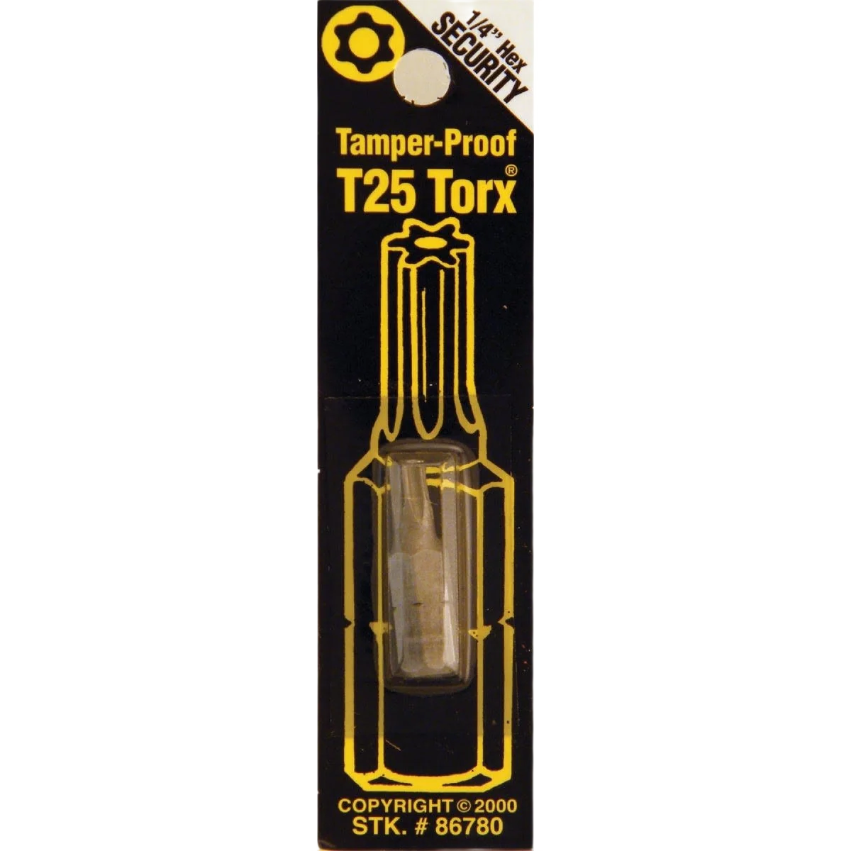 High-Performance Way Tools T25 Tamper-Proof Torx Security Bit Quality
