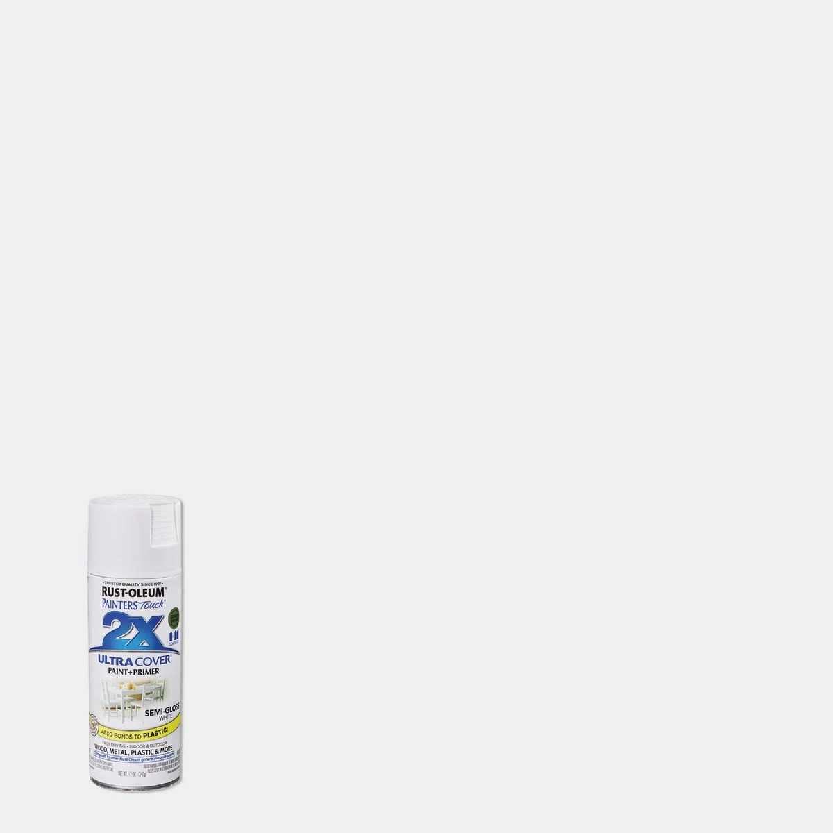 Functional Rust-Oleum Painters' Touch 2X White Semi-Gloss Spray Paint Primer 12 oz. Trendy