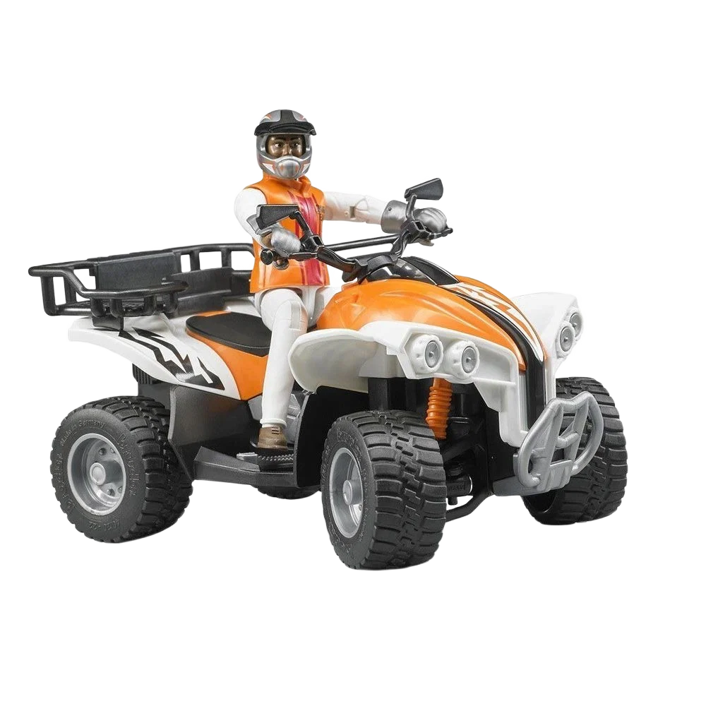 Quality Bruder Quad Bike with Driver Healthy