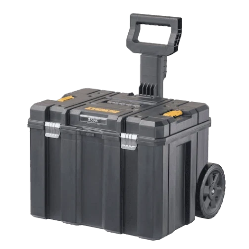 Expertly Made DEWALT TSTAK® Mobile Storage Deep Box on Wheels Natural