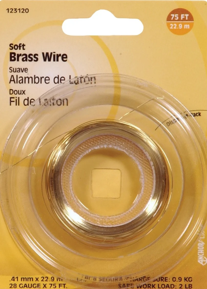 Easy-to-Use Hillman 75 Ft. 28 Ga. Soft Brass General Purpose Wire First-Class