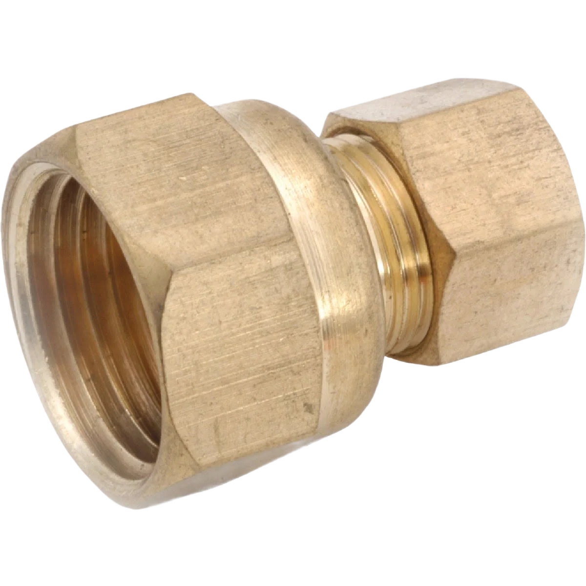 Responsible Anderson Metals Brass Union Compression Adapter 1 4 In. x 1 4 In. Professional