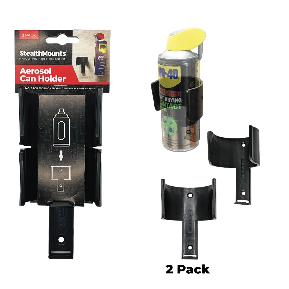 Fine StealthMounts Aerosol Can Holder 2-Pack Elite