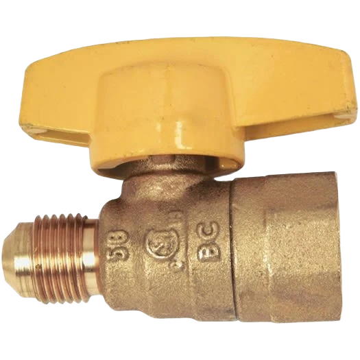 Detailed BrassCraft 3 8 OD x 1 2 FIP Brass Gas Ball Valve Crafted