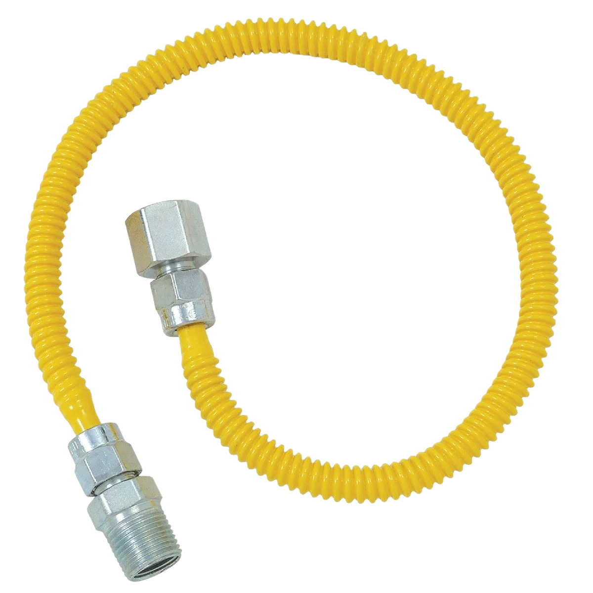 Genuine Dormont 3 8 In. OD x 60 In. Coated Stainless Steel Gas Connector 1 2 In. FIP x 1 2 In. MIP Powerful