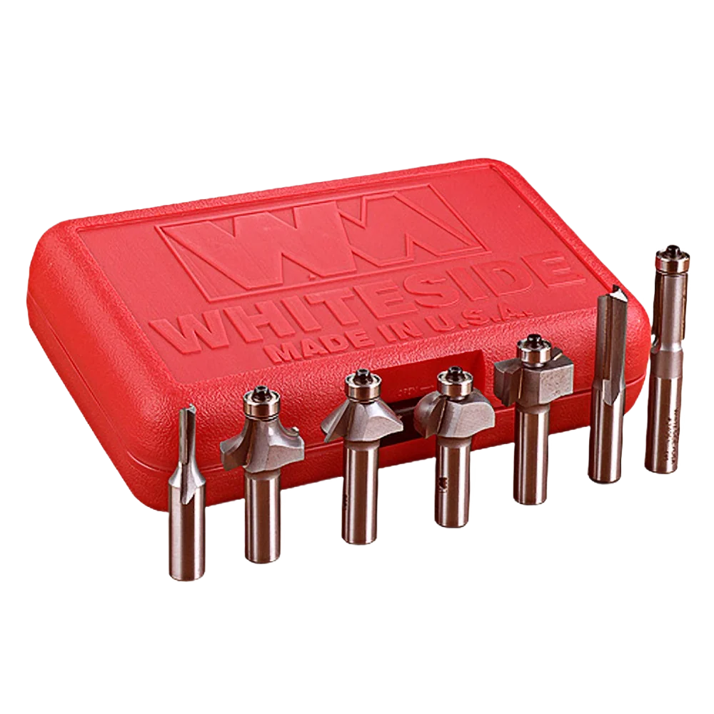 Eco-Friendly Whiteside 7 pc. Basic Router Bit Set 1 2 in. Shank Pure