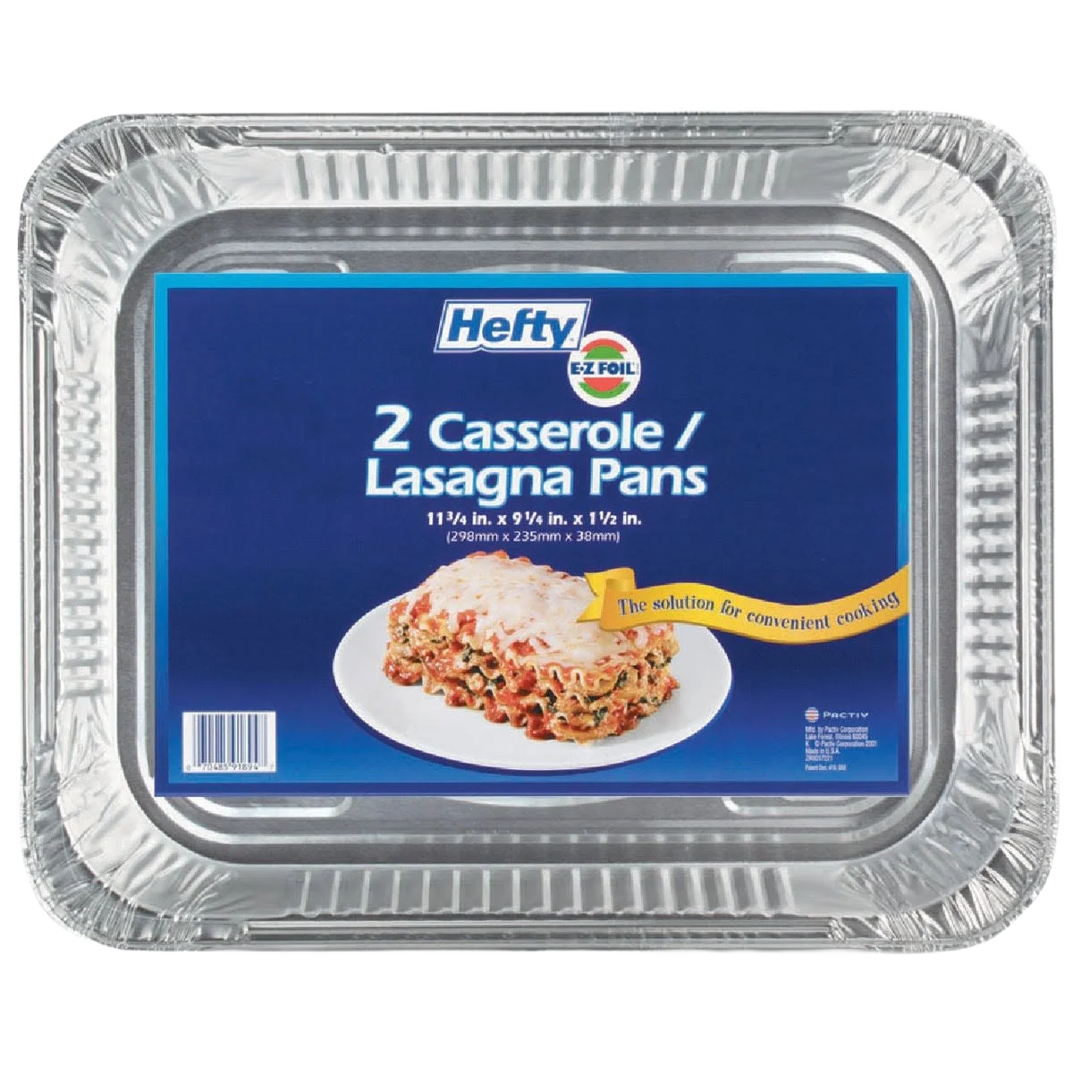 Artisan Hefty 2-Pack Casserole Lasagna Baking Pan Refined
