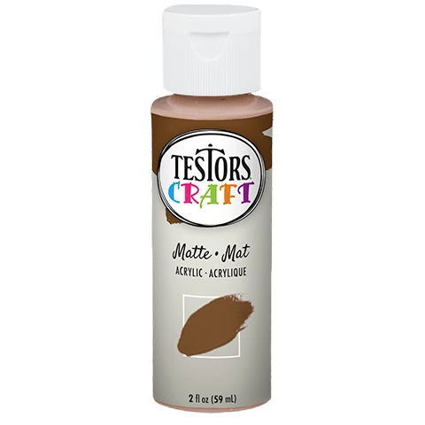 Professional Testors Craft Brownie Paint 2 oz Genuine