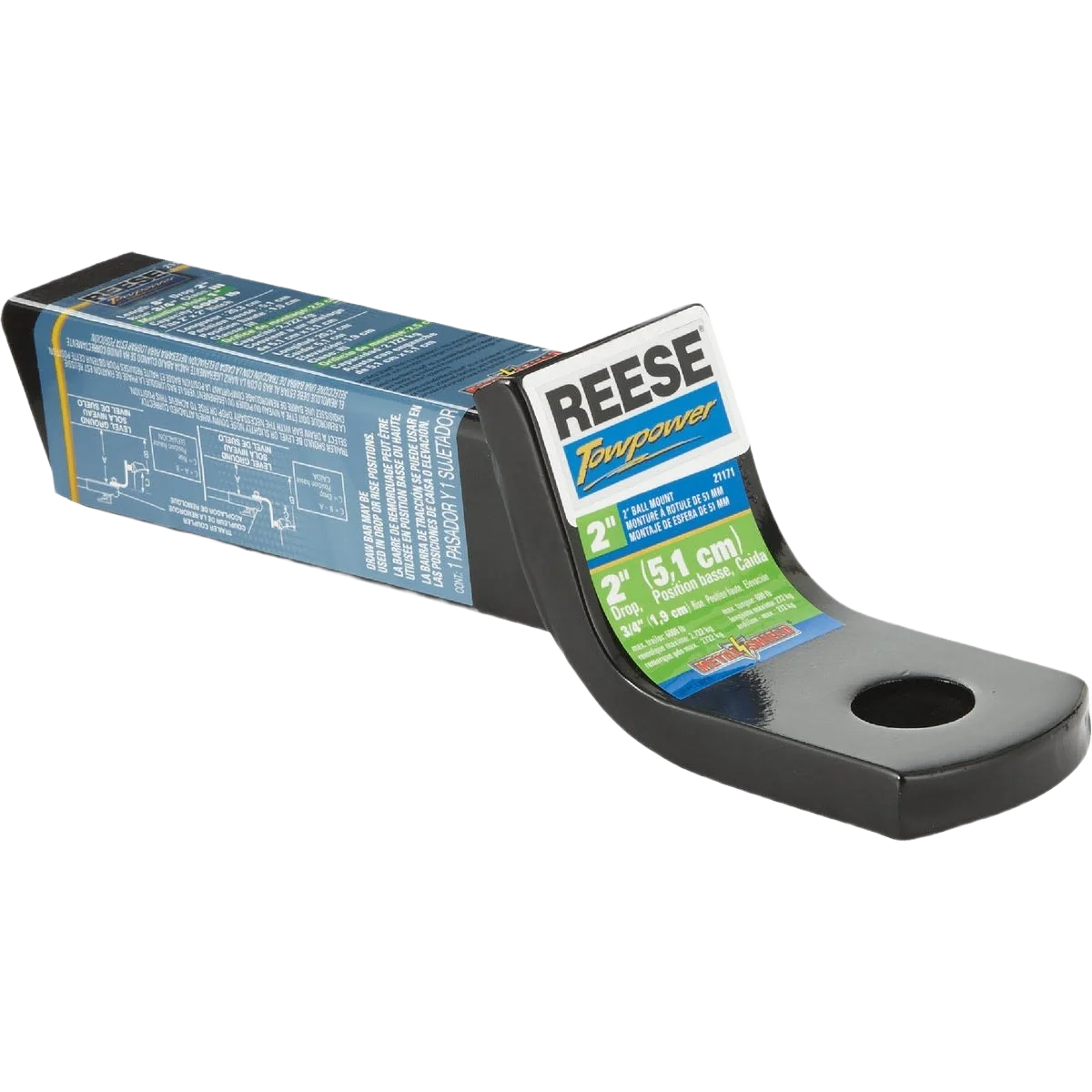 Premium Material Reese Towpower Standard Hitch Draw Bar Certified