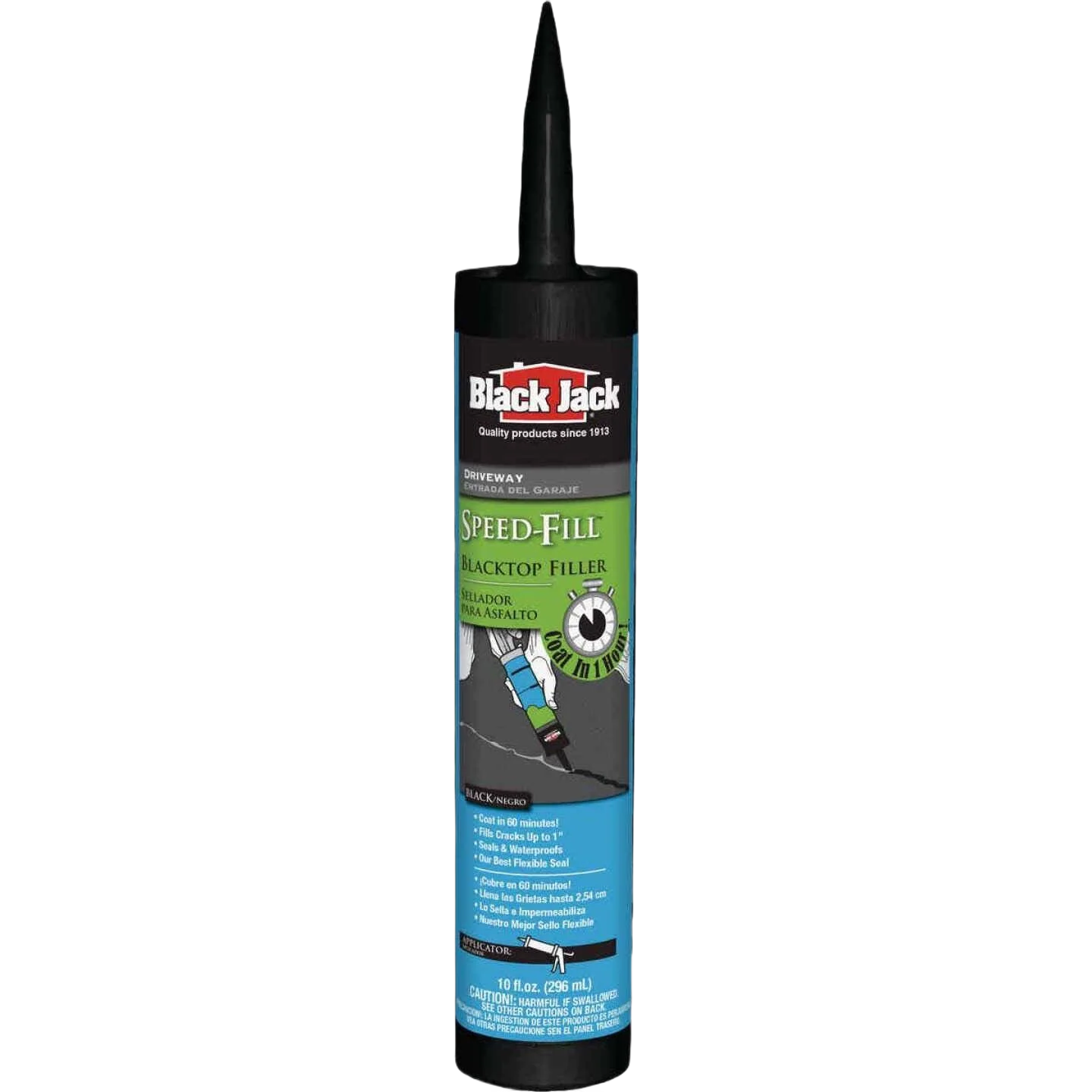 Innovative Black Jack Speed-Fill Blacktop Crack Filler 10 oz. First-Class