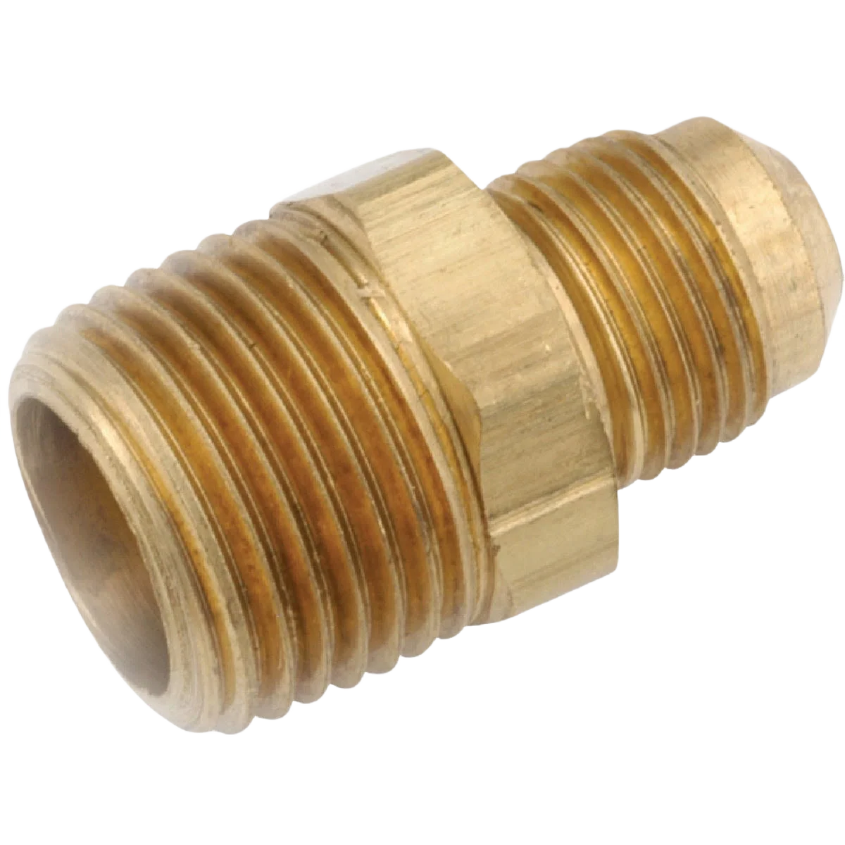 Safe Anderson Metals Brass Male Flare Connector 1 4 In. x 1 4 In. World-Class