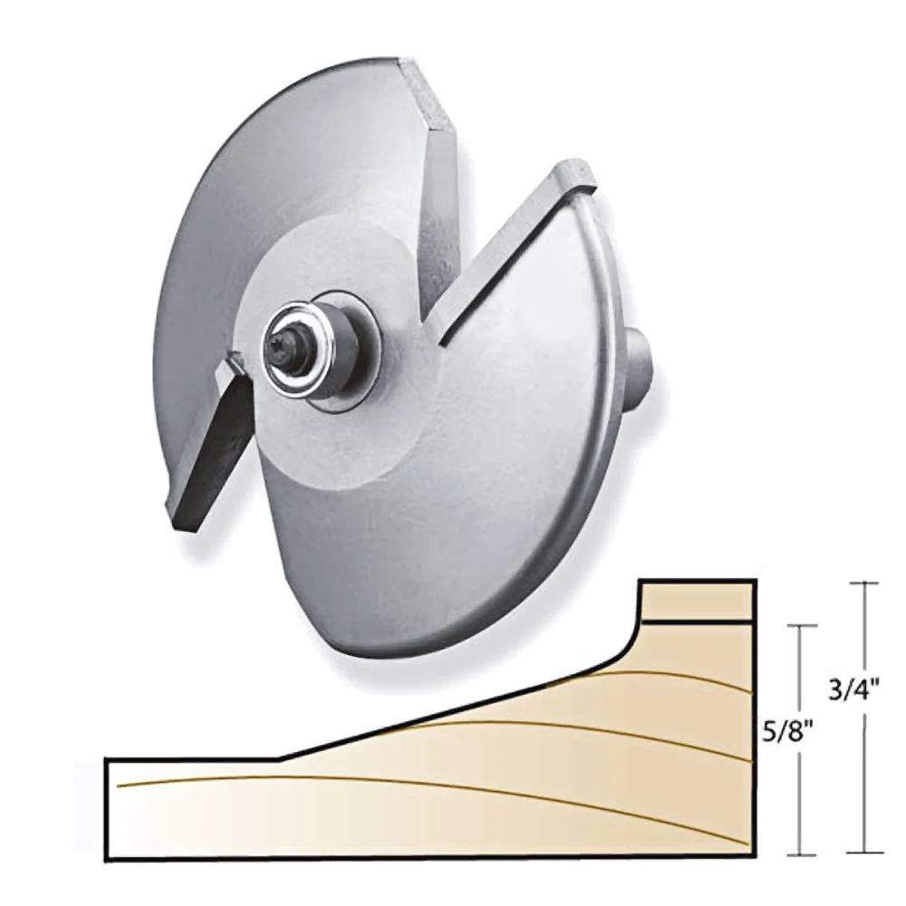 Fine Whiteside 2-Wing Straight Cove Raised Panel Bit 1 2 in. SH Comfortable