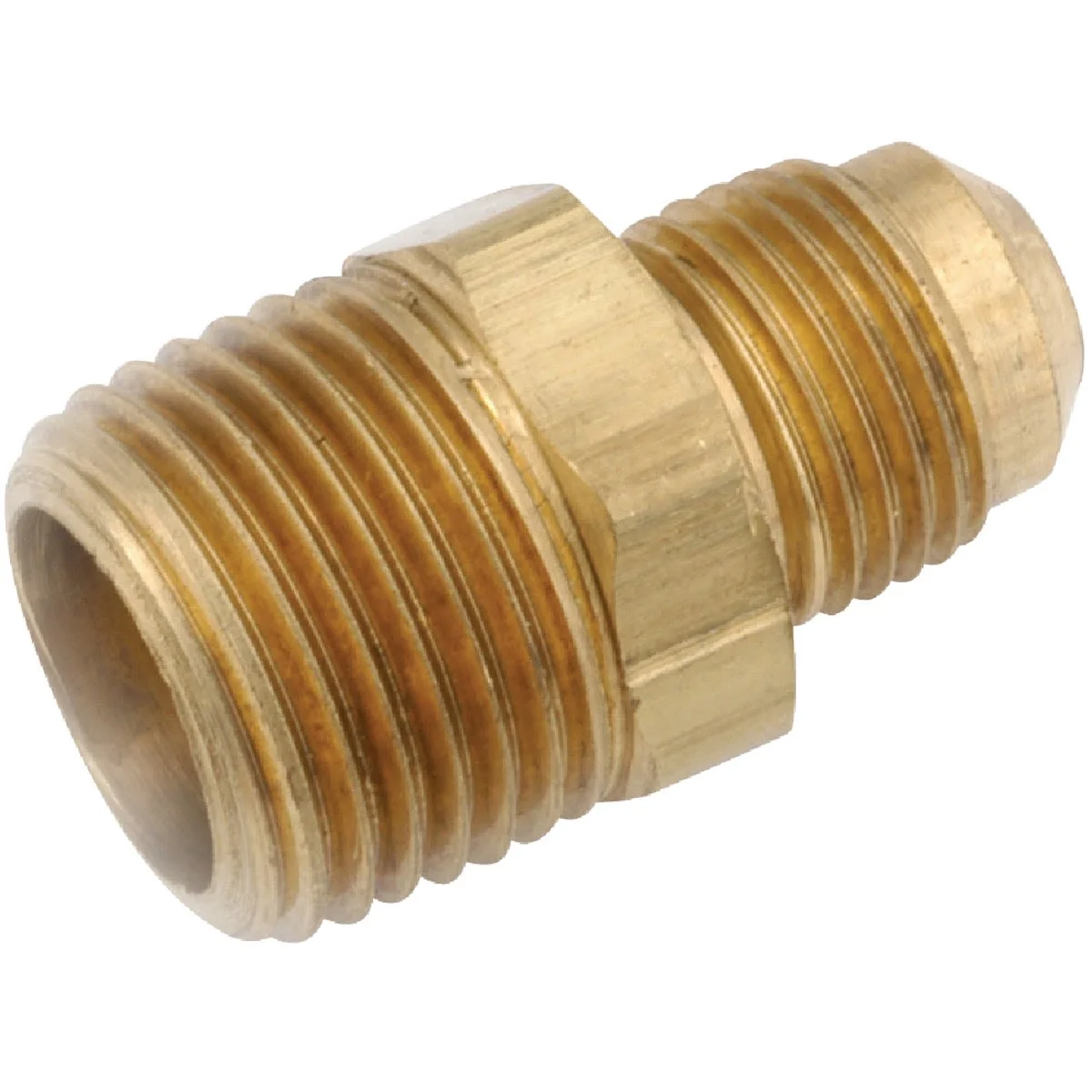 Specialty Anderson Metals Brass Male Flare Connector 3 8 x 1 8 In. Functional