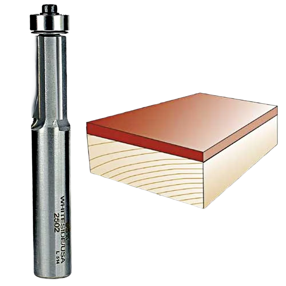 Breathable Whiteside Three Flute Flush Trim Bit 1 2 in. SH x 1 2 in. CD x 1 in. CL Dependable