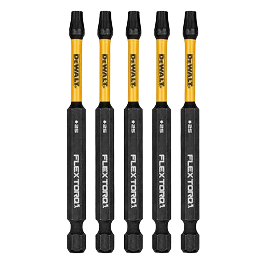First-Class DEWALT 3.5 Flextorq T25 Drill Bit 5-Pack Eco-Friendly