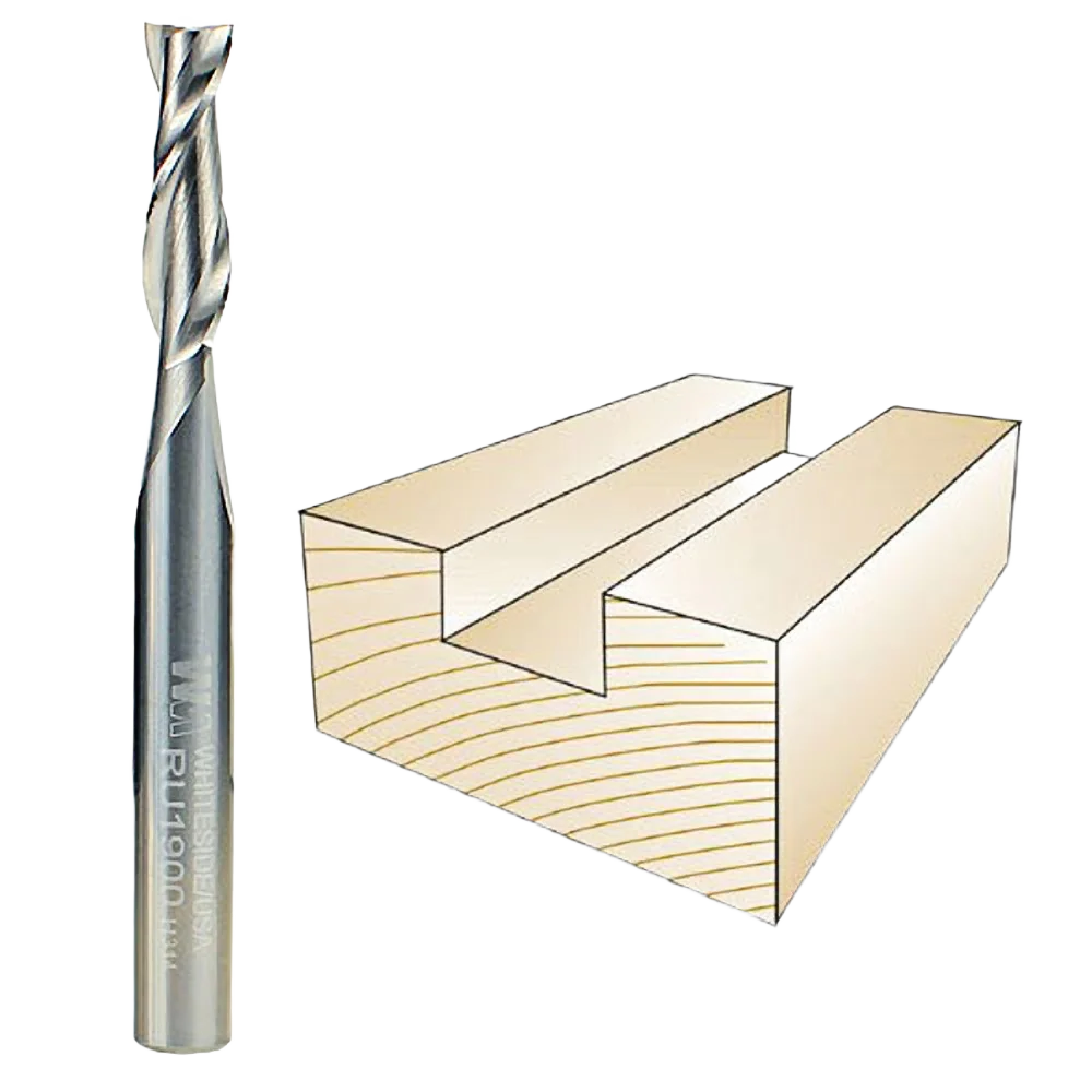 Contemporary Whiteside Spiral Upcut Bit 1 4 in. SH x 7 32 in. CD x 3 4 in. CL High-End