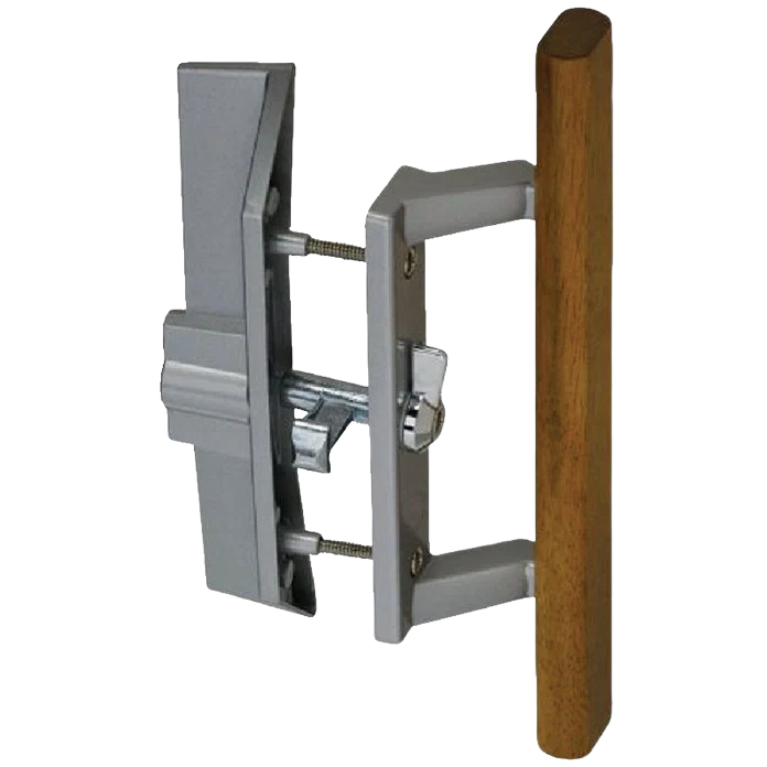 Sophisticated National Hardware Patio Door Hardware with Key Locking Unit Prestigious