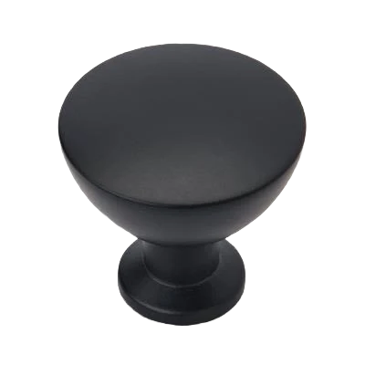 Lightweight Amerock Grail 1-1 4 Diameter Matte Black Cabinet Knob Fine