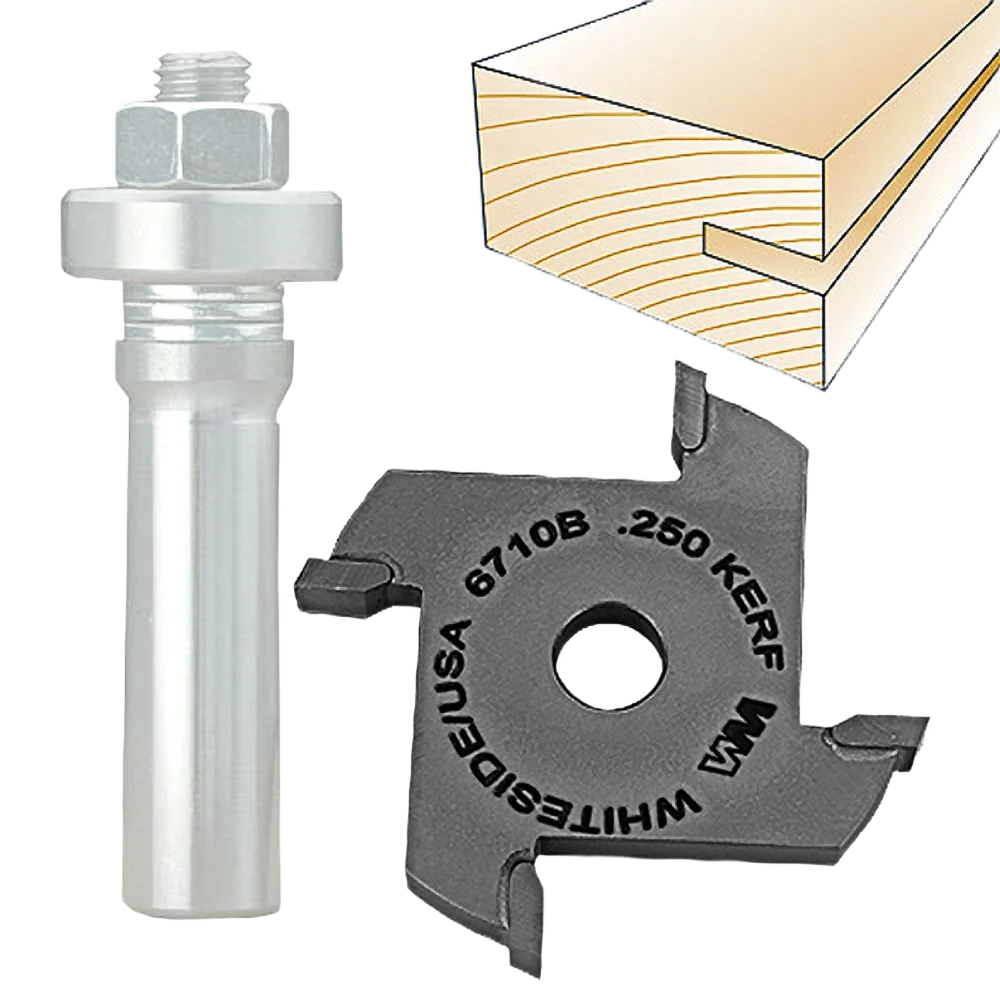 User-Friendly Whiteside 4-Wing Slotting Cutter 1 4 in. Durable