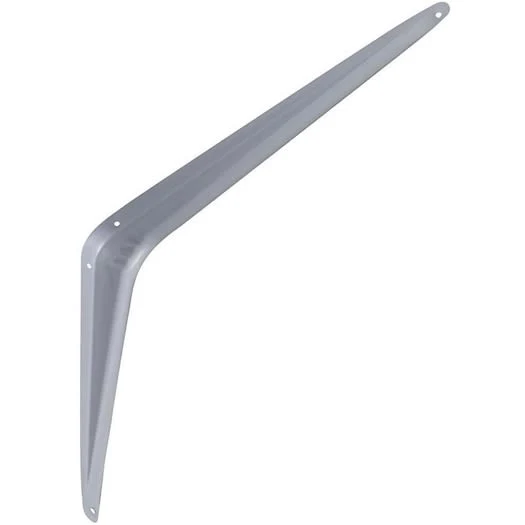 Healthy National Hardware 12 D. x 14 H. Gray Steel Shelf Bracket Dependable