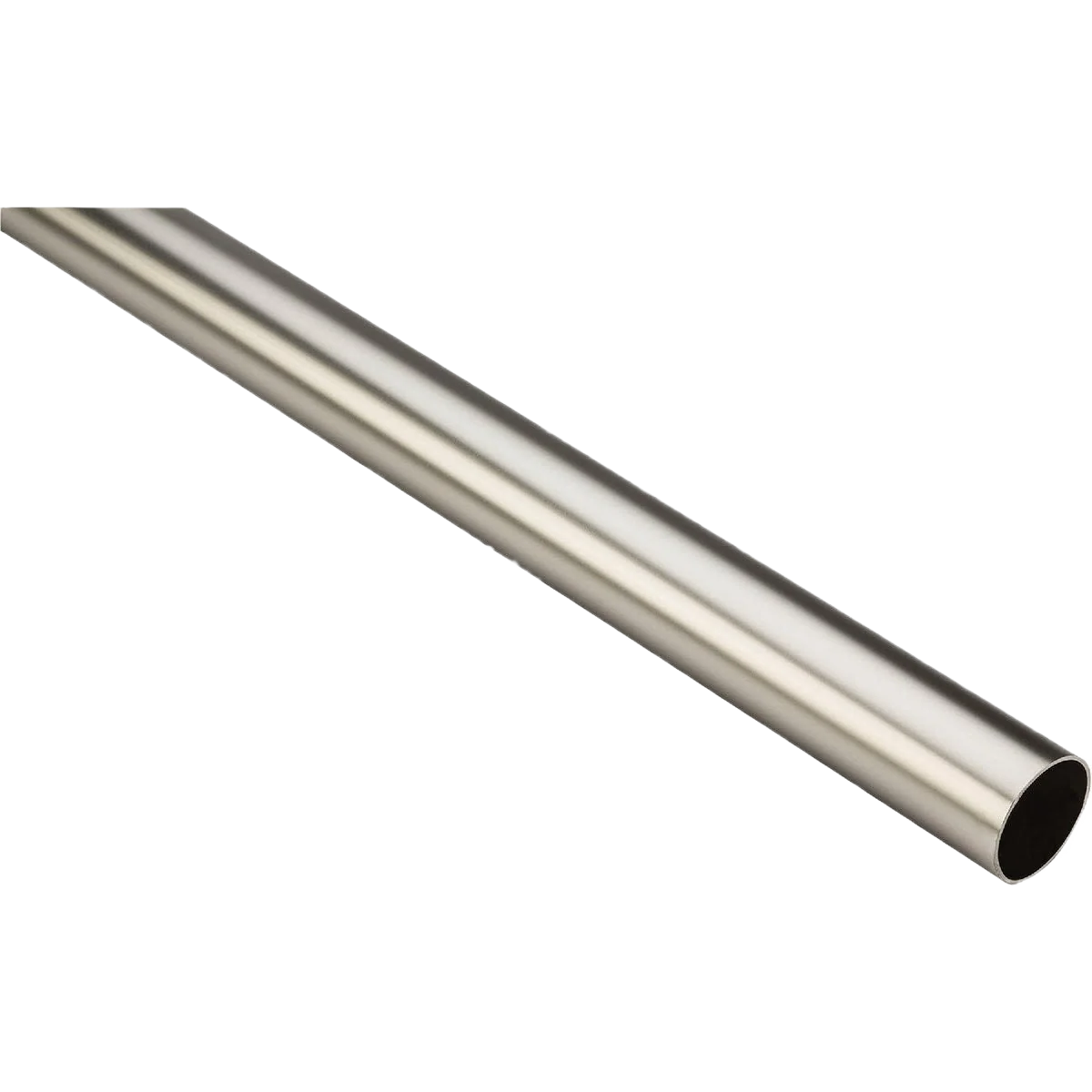 High-Grade National Hardware 8' x 1-5 16 Satin Nickel Closet Rod Smooth