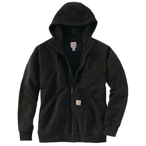 Sustainable Carhartt Men's Rain Defender Loose Fit Midweight Thermal-Lined Full-Zip Sweatshirt Safe