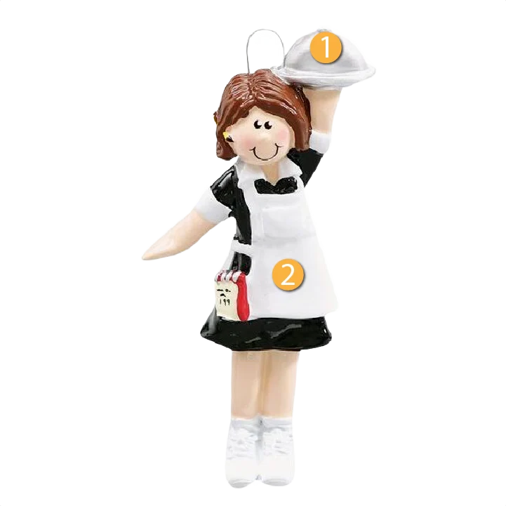 Consistent Rudolph Me Personalized Waitress Ornament Original