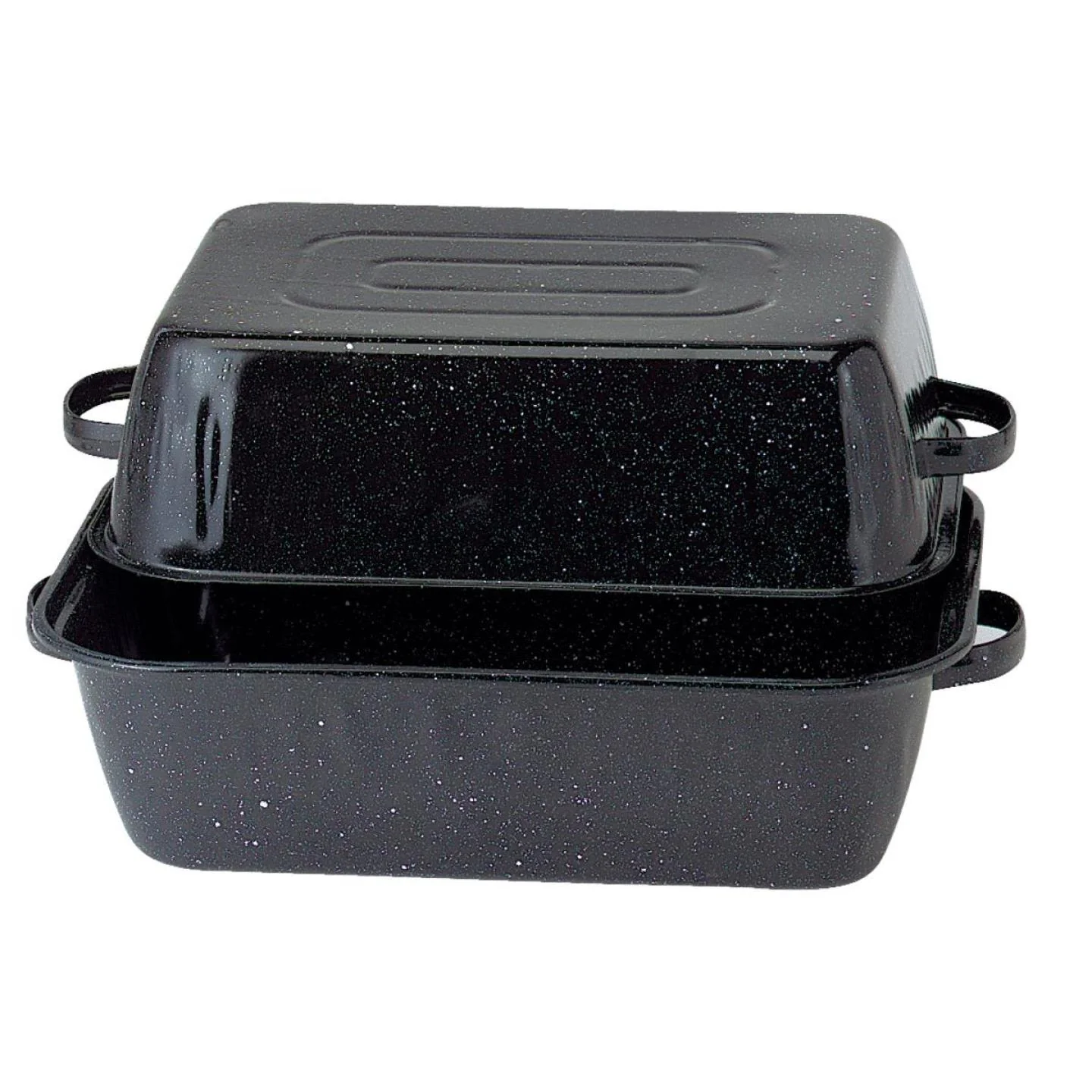 Genuine Largest Graniteware Roasting Pan Prestigious