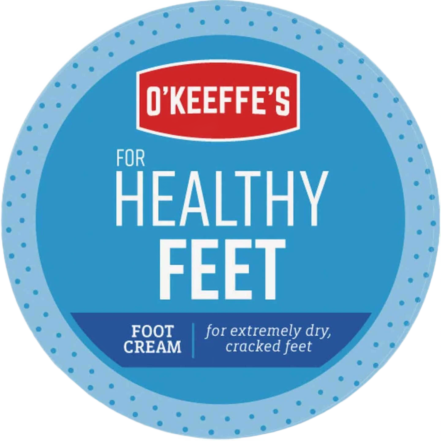 Genuine O'Keeffe's Healthy Feet Cream Jar 3.2 oz. Elegant
