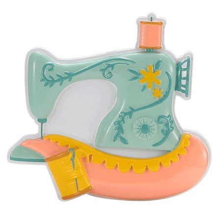 Fine PolarX Personalized Vintage Sewing Machine Ornament Reliable