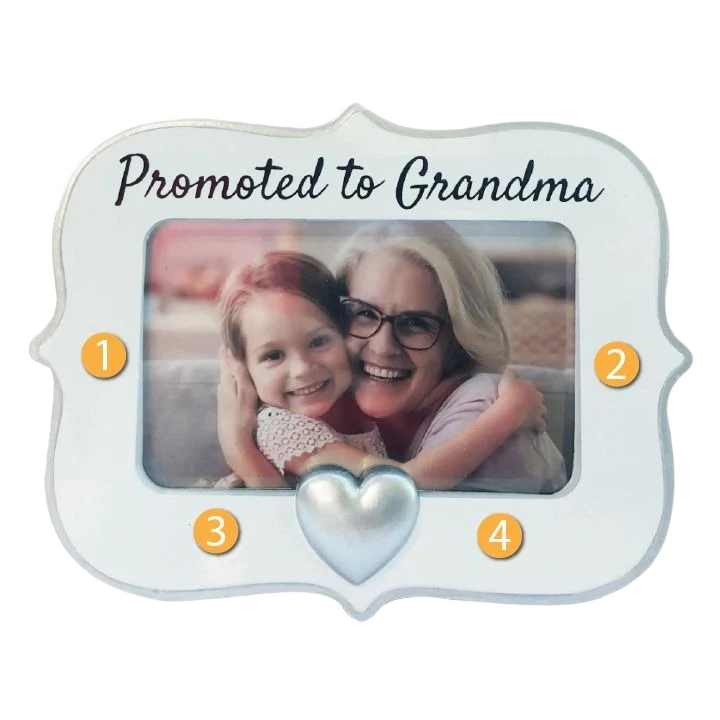 Recyclable PolarX Personalized Promoted to Grandma Ornament Easy-to-Use