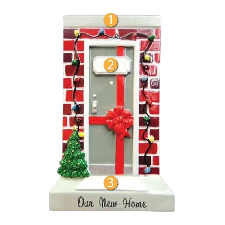 First-Class PolarX Personalized Our New Home Decor Ornament Prestigious