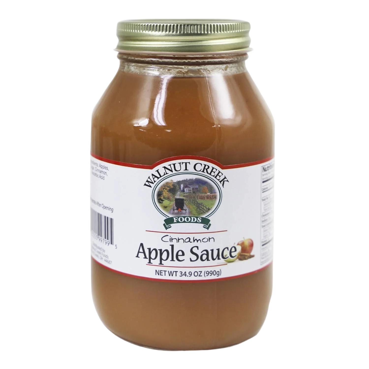 Artisan Walnut Creek Cinnamon Applesauce 34.9 oz. Recyclable