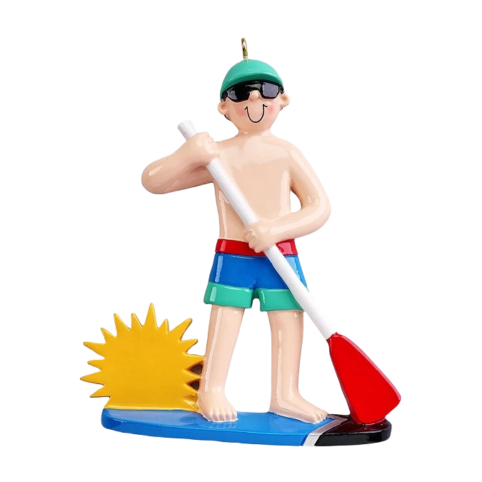 Next-Generation Rudolph Me Personalized Paddleboard Boy Ornament Verified