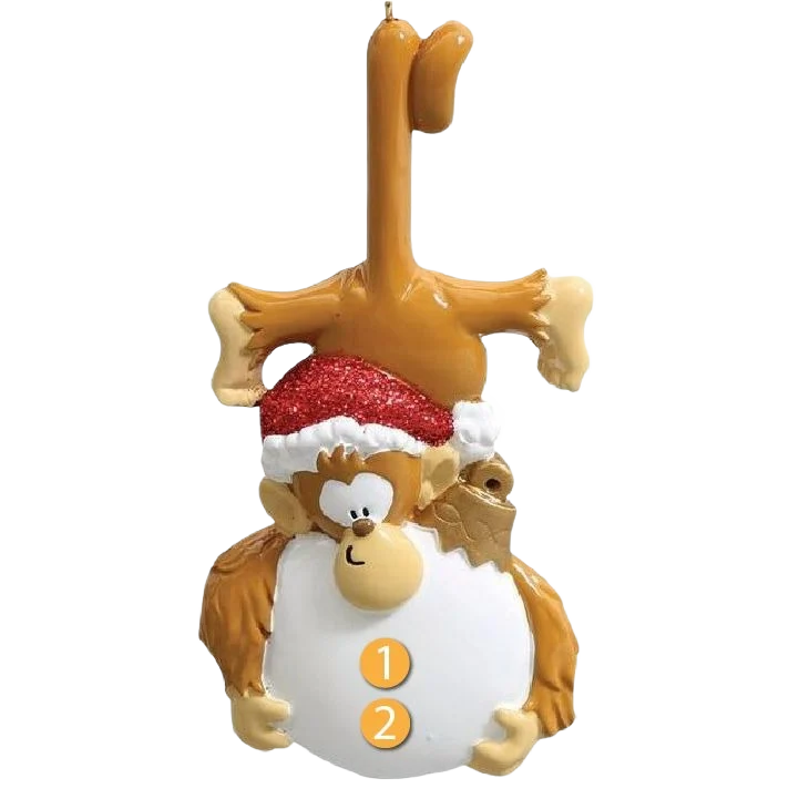 Versatile Rudolph Me Personalized Monkey Business Ornament Enhanced