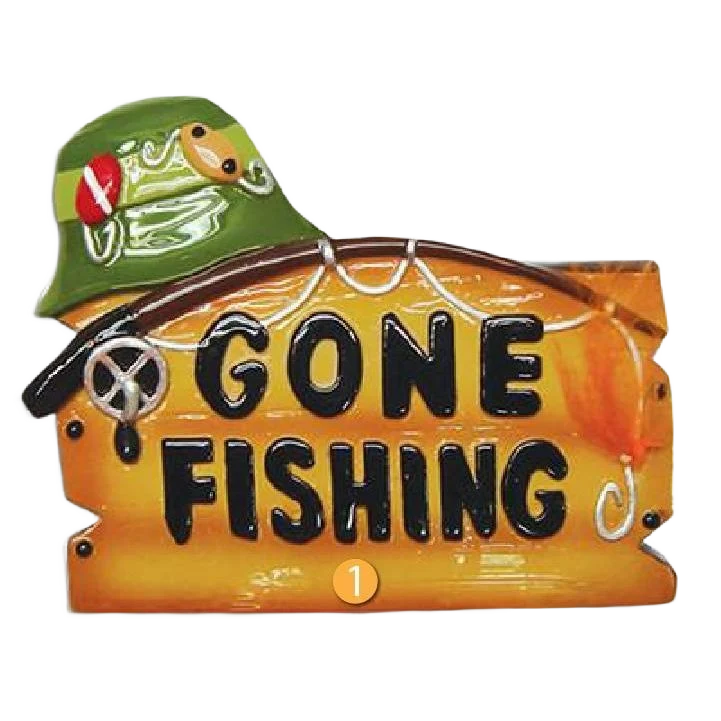 Sophisticated PolarX Personalized Gone Fishing Ornament Breathable