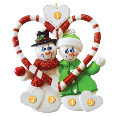 Proven Rudolph Me Personalized Candy Cane Love Snow Couple Ornament Functional