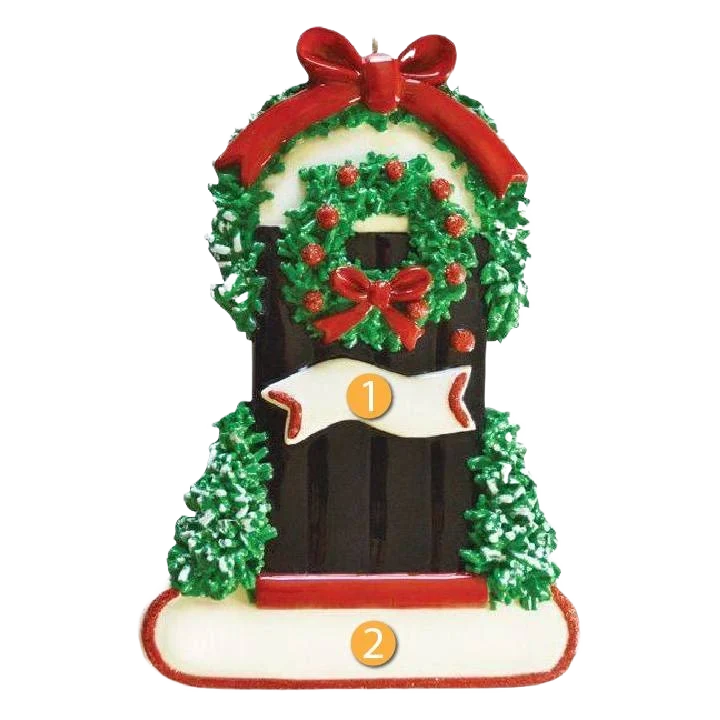 Lightweight Rudolph Me Personalized Wintery Door Ornament Genuine