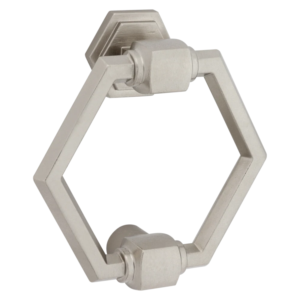 Fast National Hardware Powell 4 Satin Nickel Door Knocker High-Performance