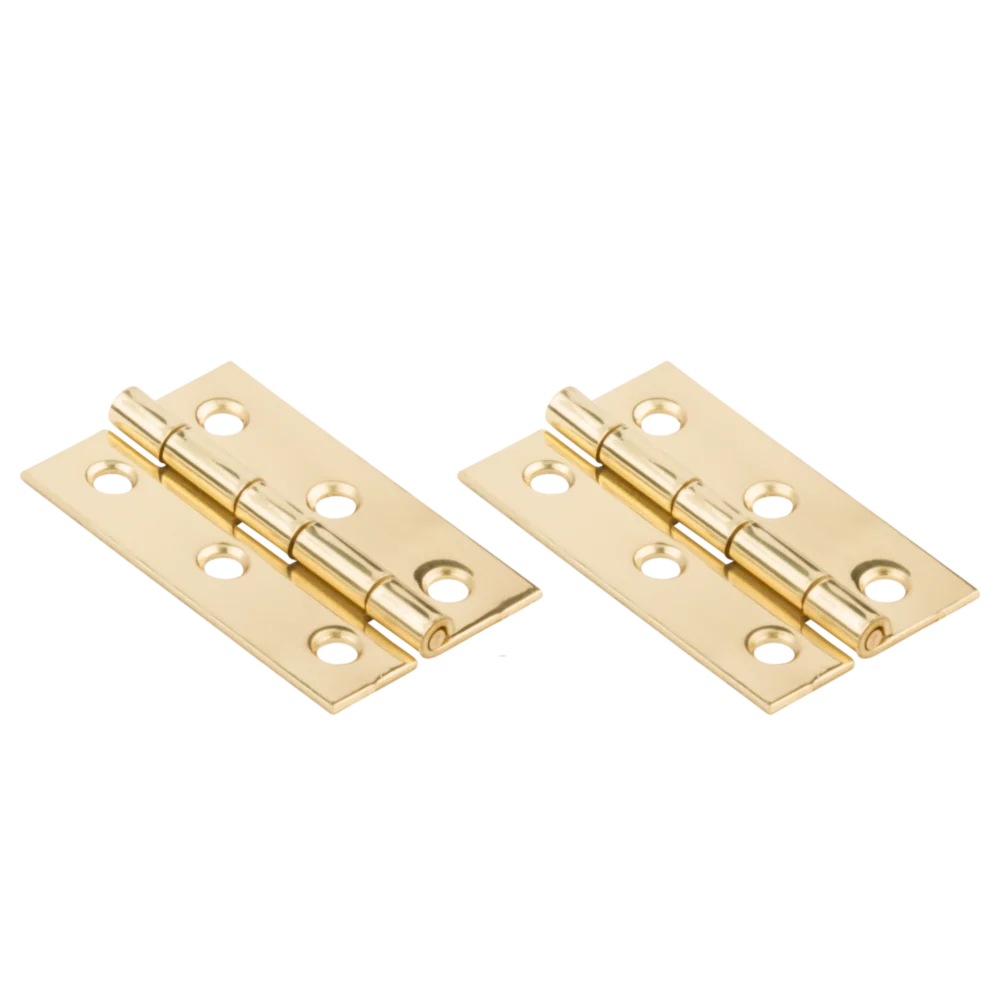 Quality National Hardware 1-3 16 x 2 Brass Surface Mount Medium Decorative Hinge Unique