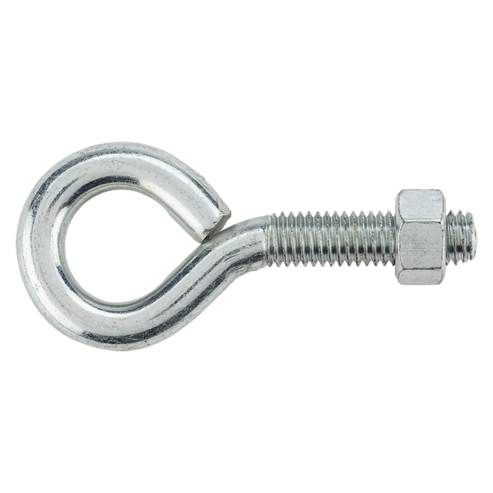 User-Friendly National Hardware 1 2 x 4 Zinc Eye Bolt with Hex Nut Outstanding