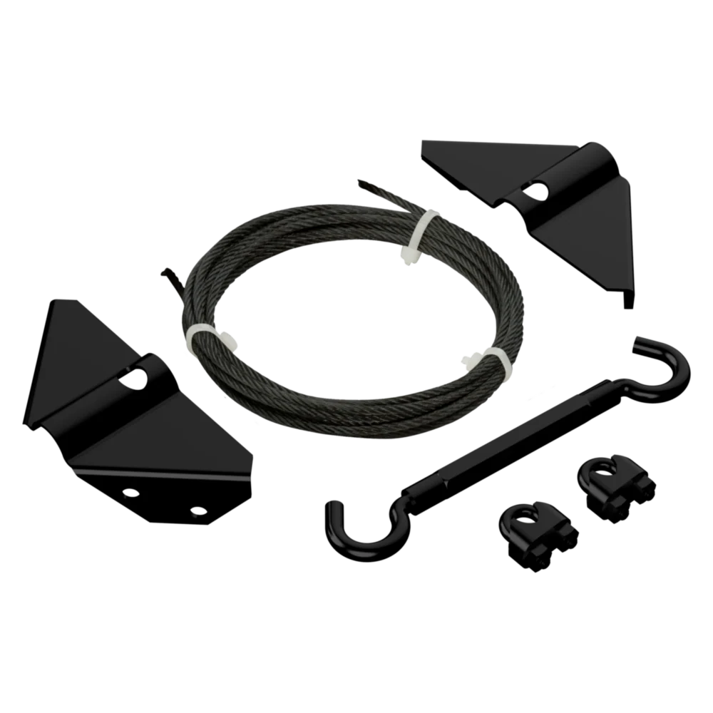 Pure National Hardware Black Anti-Sag Gate Kit Selected