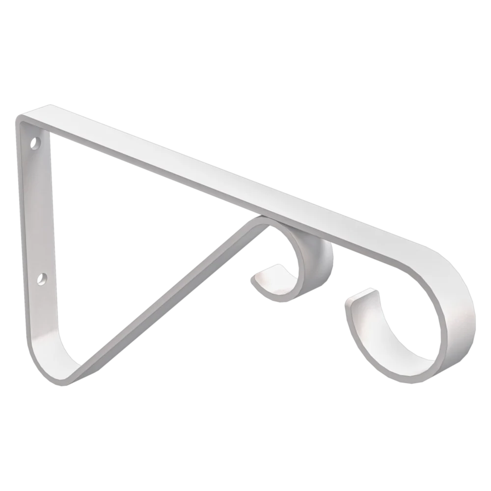 Specialty National Hardware 6 White Steel Hanging Plant Bracket Effective