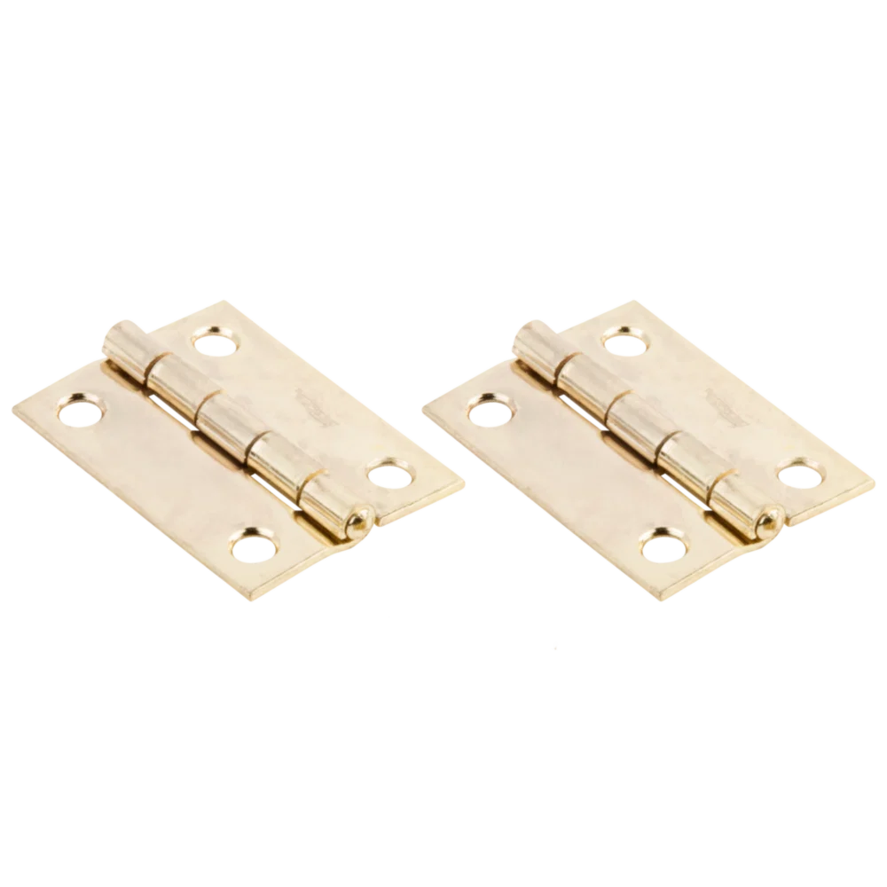 Detailed National Hardware 2 Brass Tight-Pin Narrow Hinge 2 Count Versatile