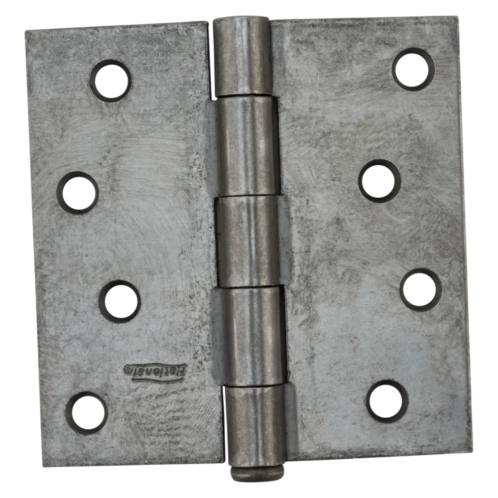 Durable National Hardware 4 Square Plain Steel Broad Door Hinge Modern